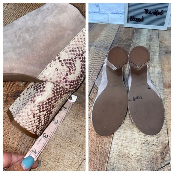 Seychelles Black Tie Peep Toe Ankle Boot - Taupe/Beige - Picture 9 of 11